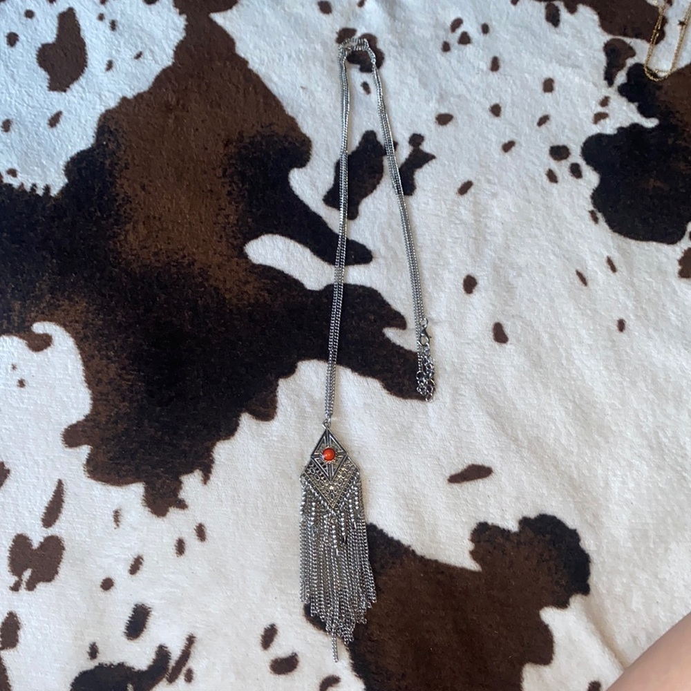 waist length necklace